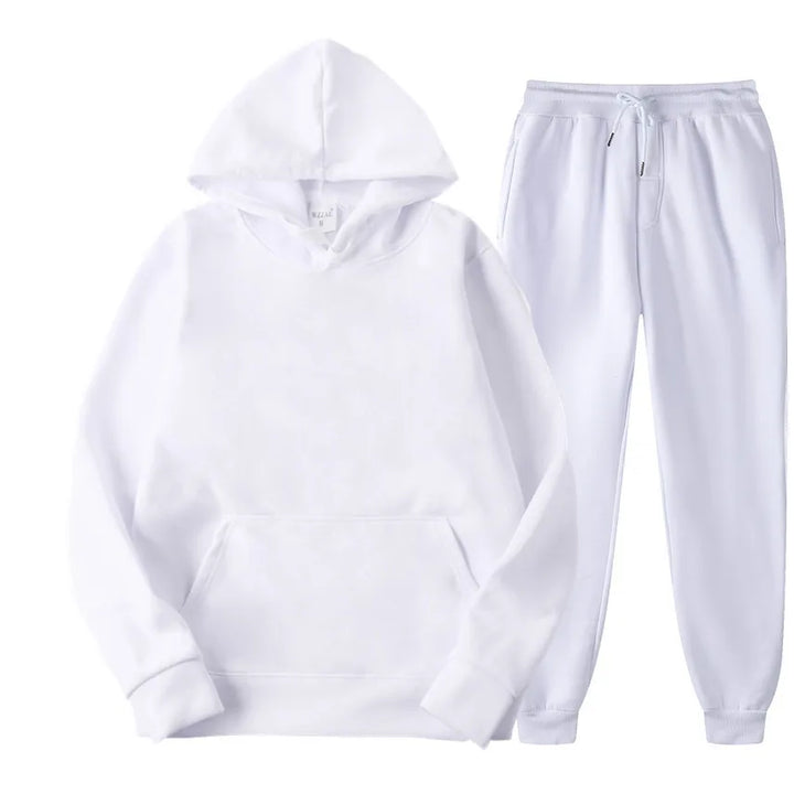 Levoire | Rennokit Ensemble De Sport Bicolore Satin Pour Hommes Blanc