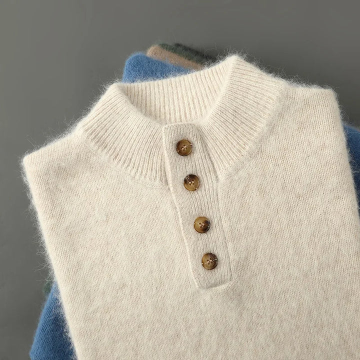 Levoire | Pull Col Montant 100% Cachemire