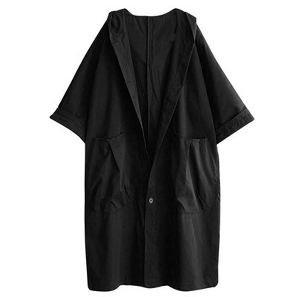 Levoire | Trench-coat Oversize Femme | Etanche Noir Taille unique