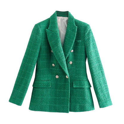 Levoire | Blazer Ajusté Pour Femmes Vert