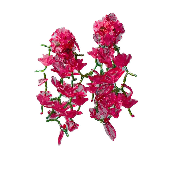 Levoire | Boucles D'Oreilles Fleuries Japonaises