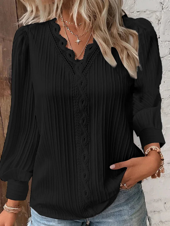 Levoire | Élégante Blouse Pour Femmes Noir