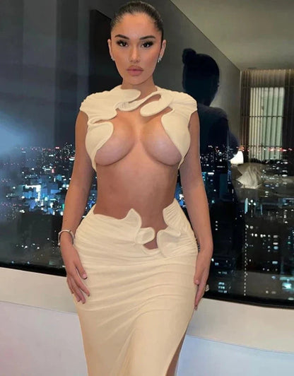 Levoire | Dyi Ujevn Micro Crop + Long Jupe Set