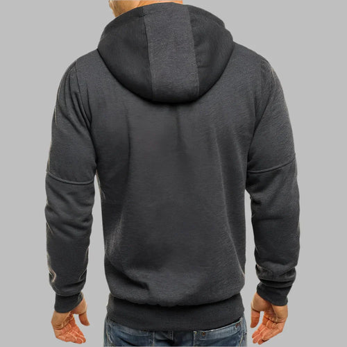 Levoire | Sweat À Capuche Décontracté Pour Hommes Avec Fermeture Éclair