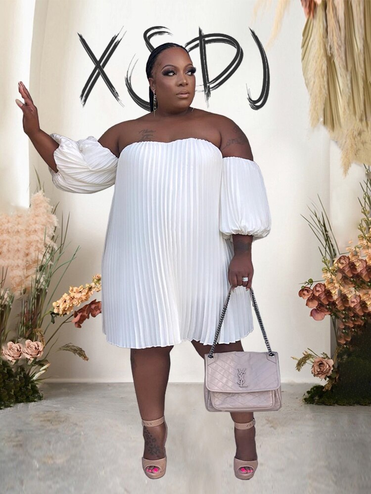 Levoire | Robe Sans Manches En Chiffon À Épaules Dénudées Plissée
