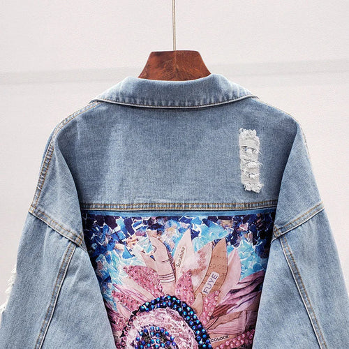 Levoire | Grande Taille Veste Avec Sensation Cachemire Et Impression