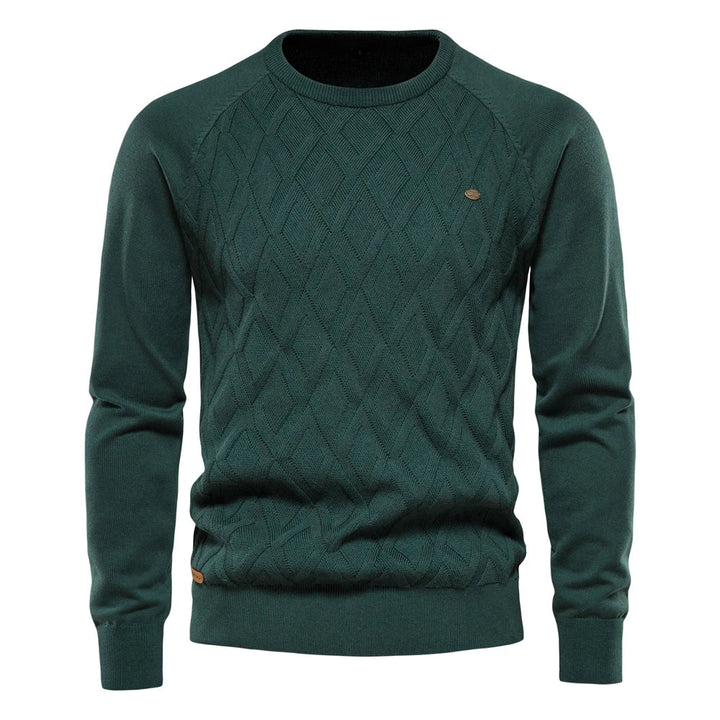 Levoire | Élégante Caro-Jersey Vert