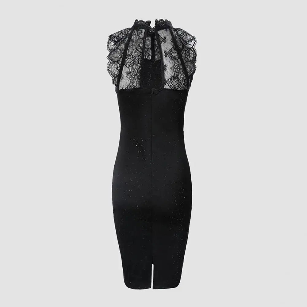 Levoire | Superbe Robe Midi De Gala Avec Paillettes