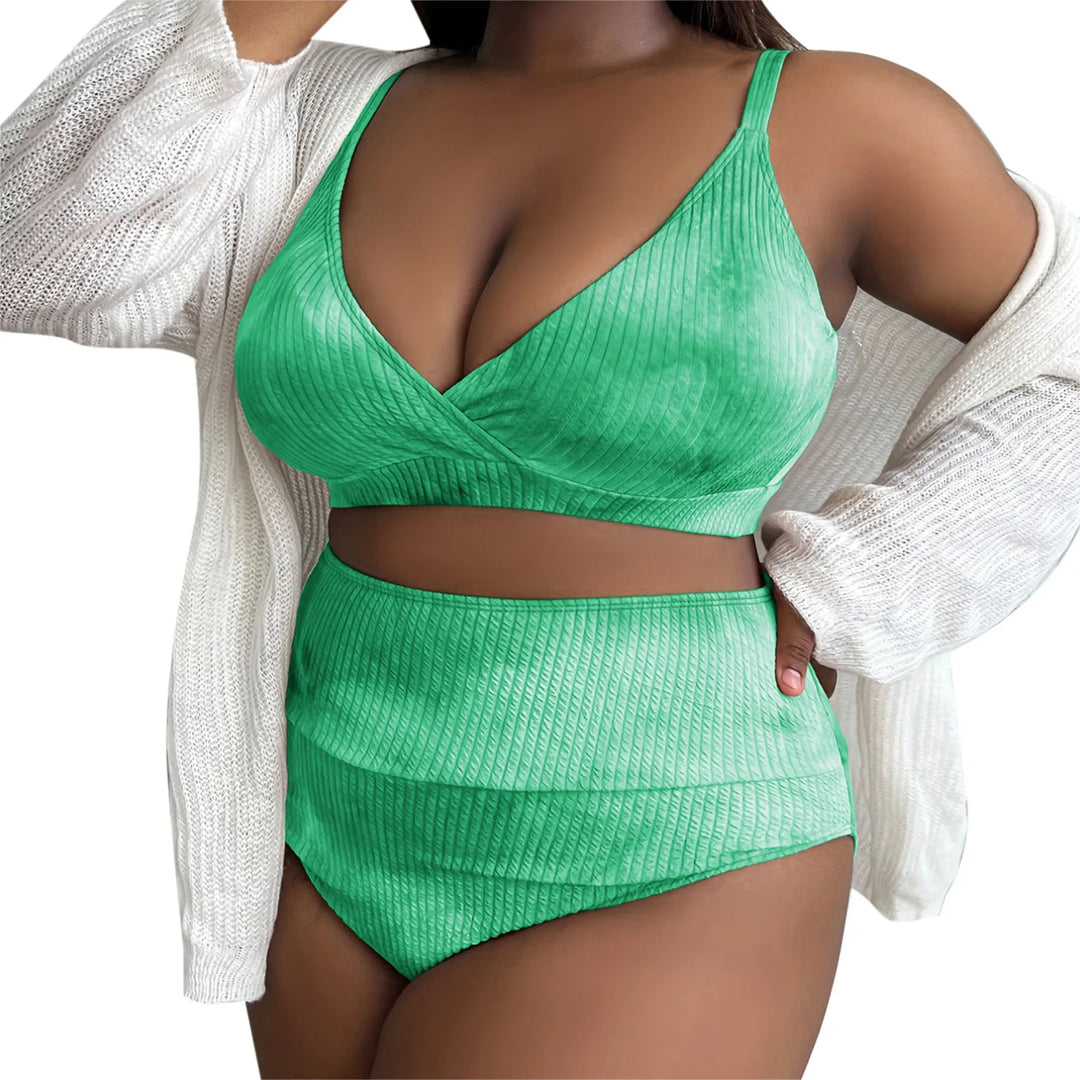 Levoire | Ensemble Bikini Sexy Grande Taille Vert