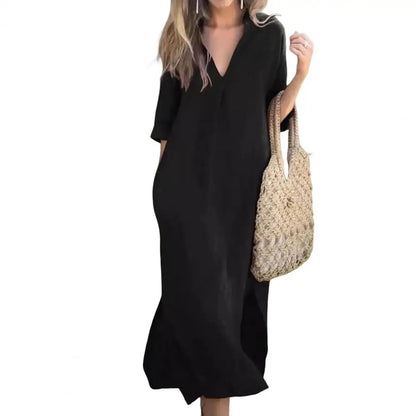 Levoire | Chemise streetwear femme robe Noir