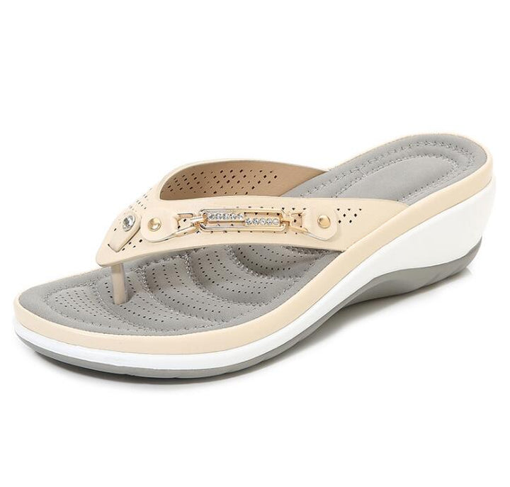Levoire | Sandales orthopédiques et confortables Beige