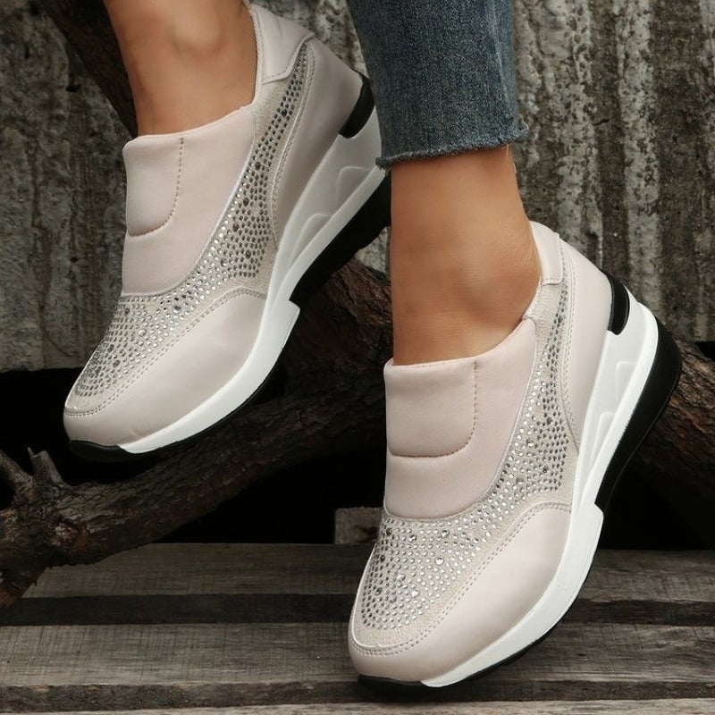 Levoire | Chaussures Vulcanisées Pour Femmes Style Beige