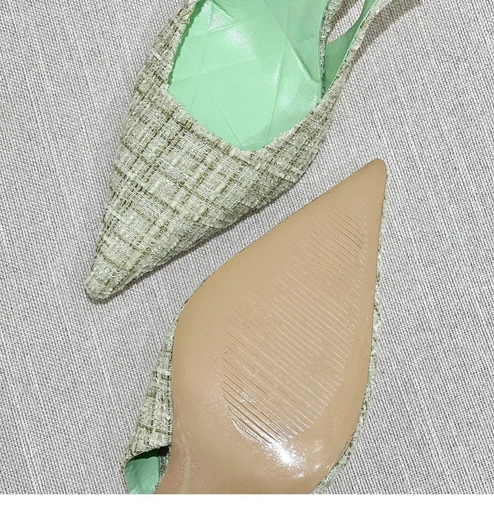 Levoire | Talons En V Muscade-vert