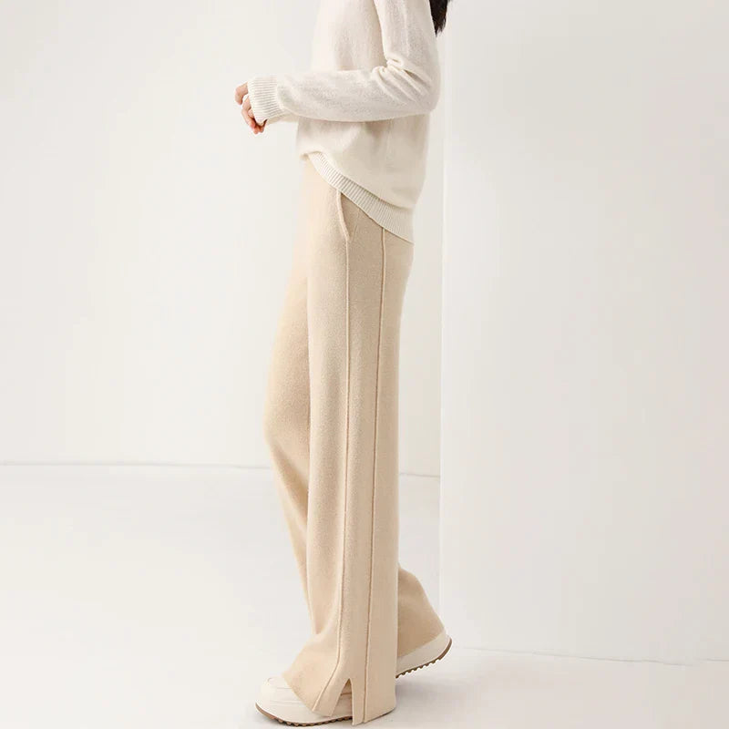 Levoire | Pantalon Large Purifié Pour Femmes Brun clair