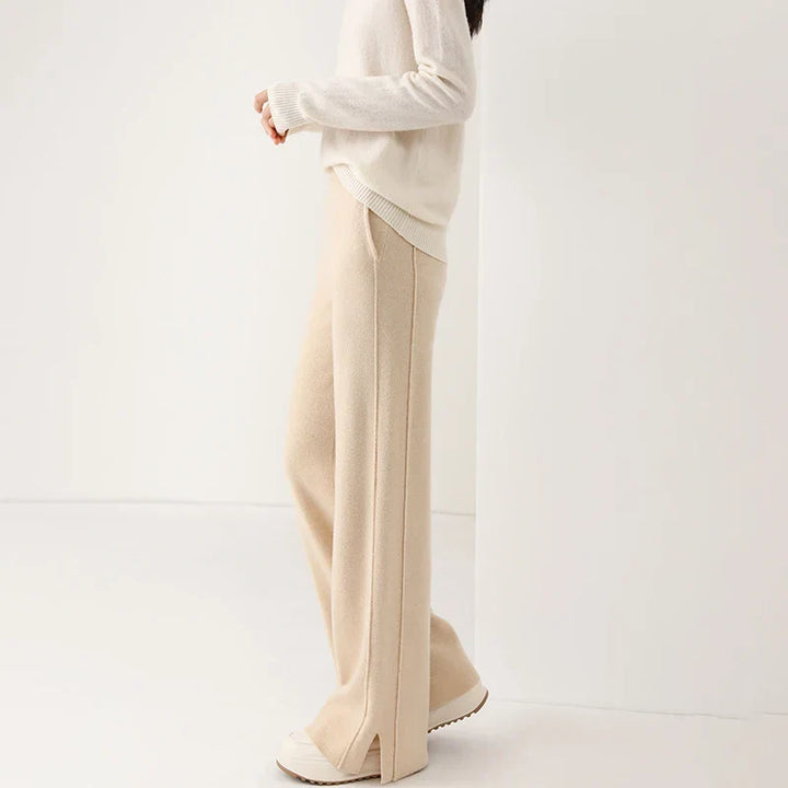 Levoire | Pantalon Large Purifié Pour Femmes Brun clair
