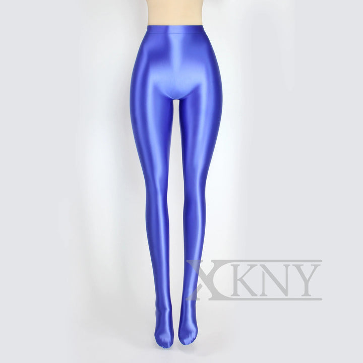 Levoire | Collants Satin Soyeux Bleu éclatant