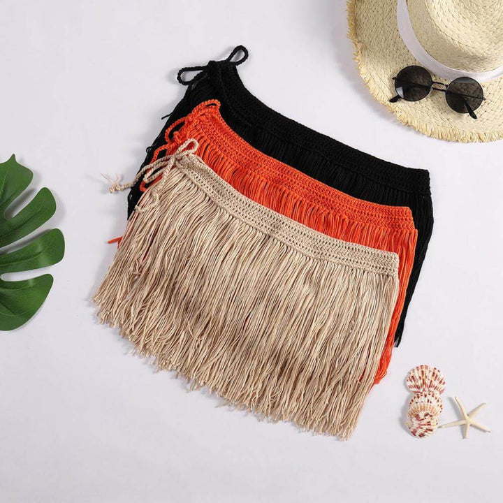 Levoire | Robe De Plage Tricotée À La Main En Crochet Mini Bikini Cover-Up