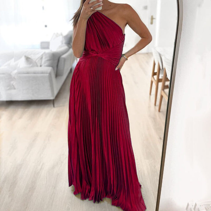 Levoire | Satinpuddings Plissé Lyskostakk Robes Longues