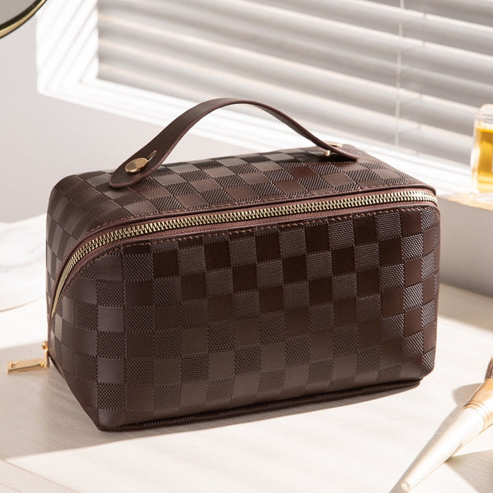 Levoire | Sac De Maquillage En Tartan De Luxe