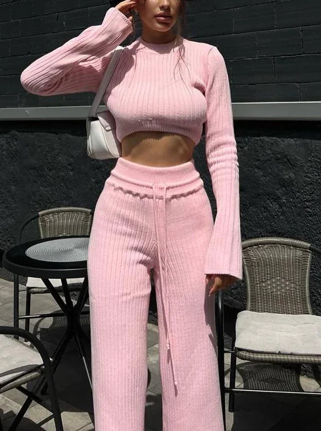 Levoire | Ensemble En Maille Double Rosa