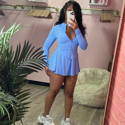 Levoire | Tenue De Sport Streetwear 2 Pièces bleu