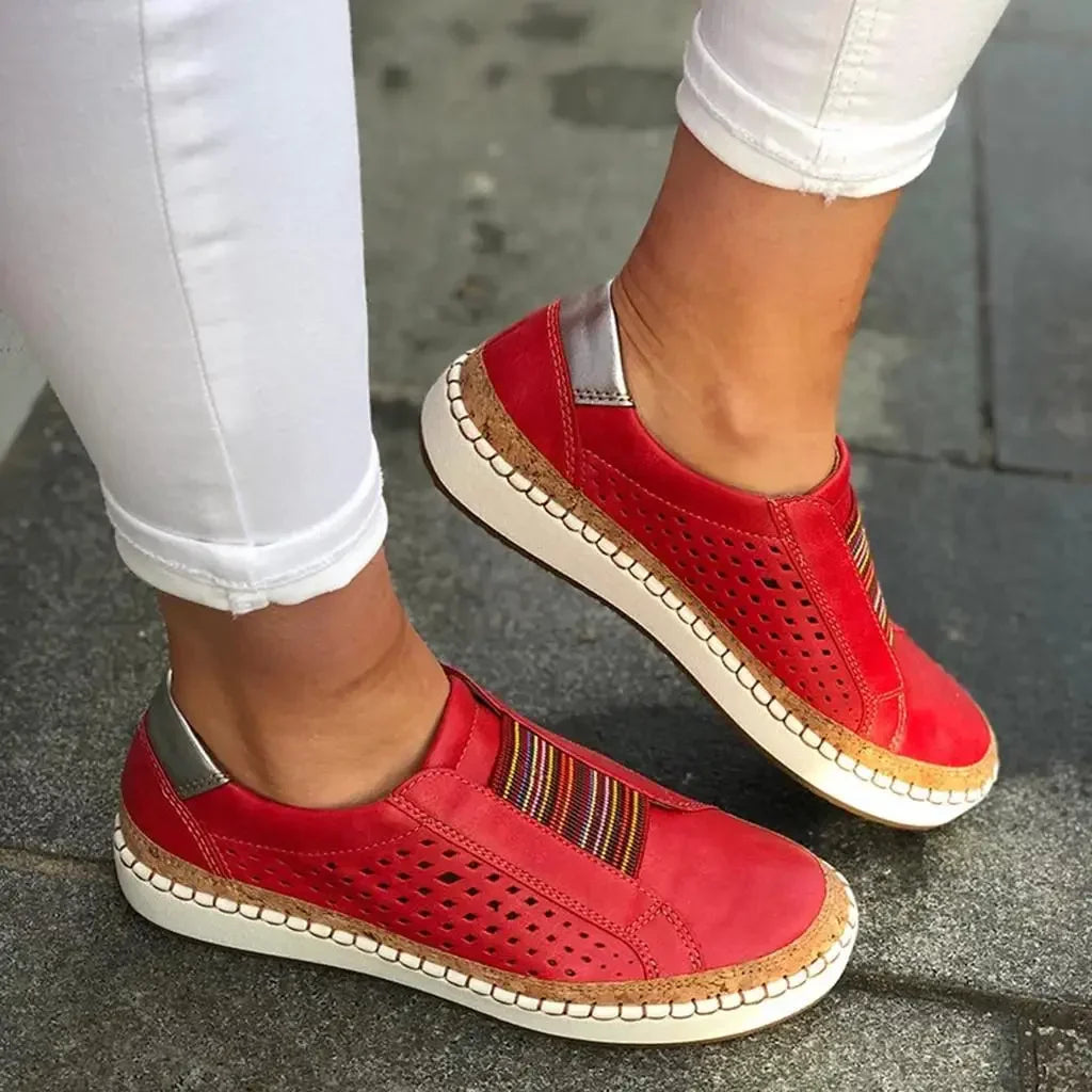 Levoire | Baskets Femme Sur Mesure Rouge