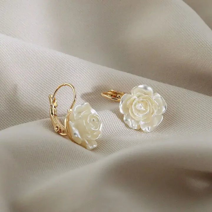 Levoire | Boucles D'Oreilles Émail Fleuries 661687