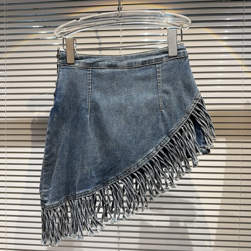 Levoire | Jupe En Denim Courte