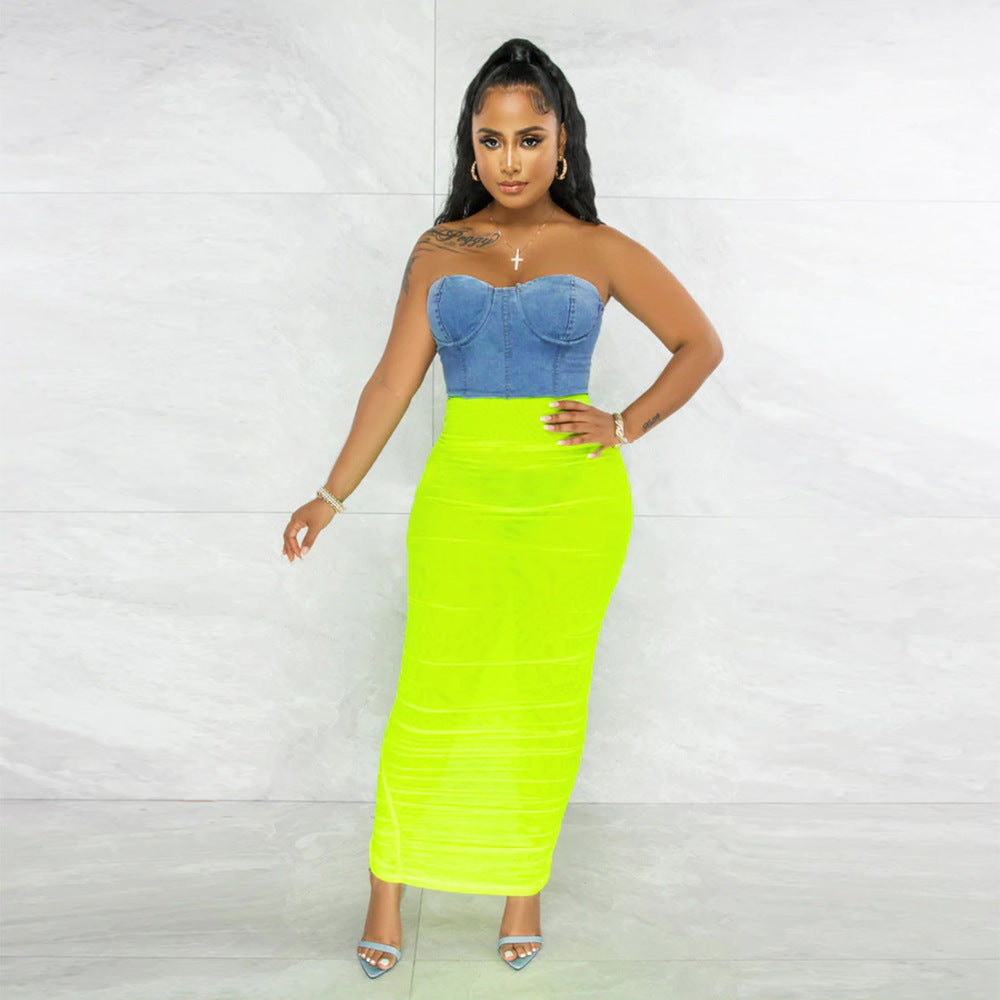 Levoire | Denim Pullonkumpu Robes Nettolanges