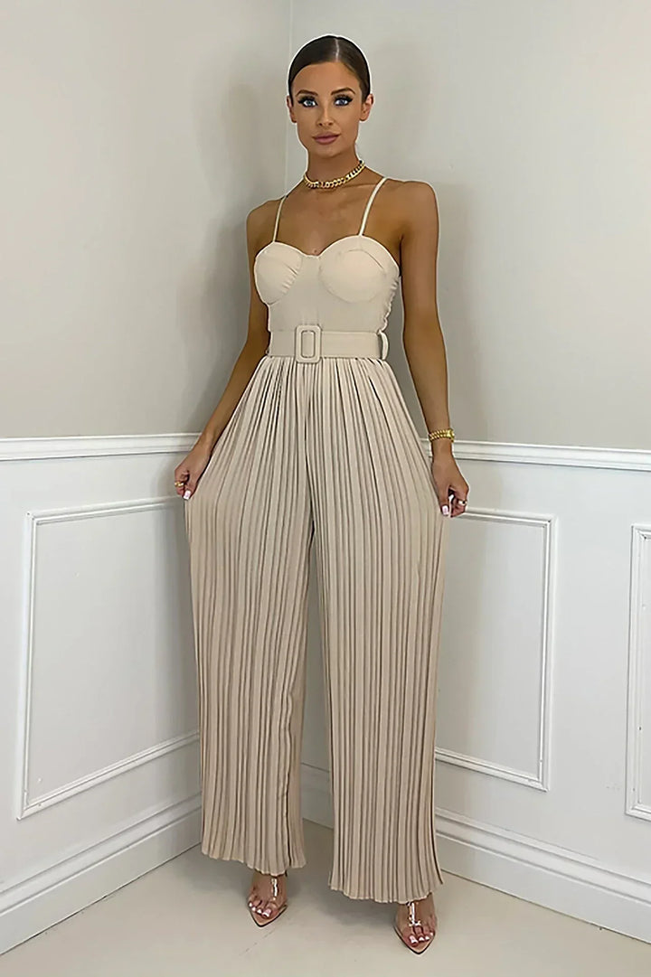 Levoire | Sexy Mode Jumpsuit Beige