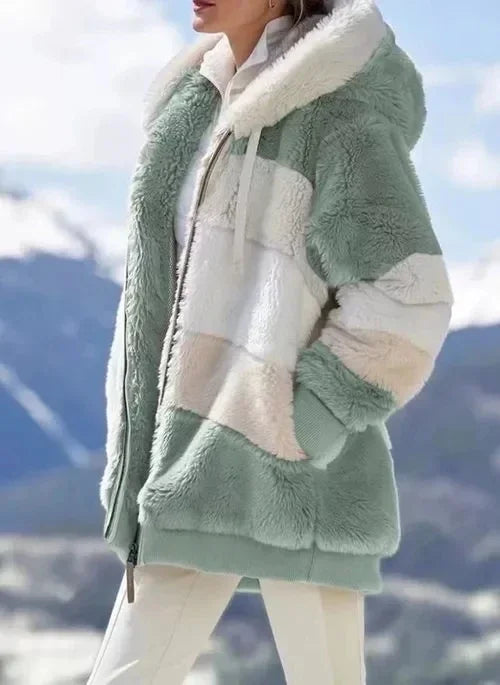Levoire | Veste confortable et chaude Vert