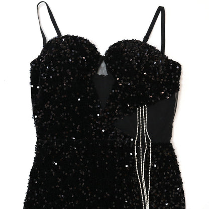 Levoire | Helmi-Diamant-Dragelinser-Haut-Poches-Long Robes