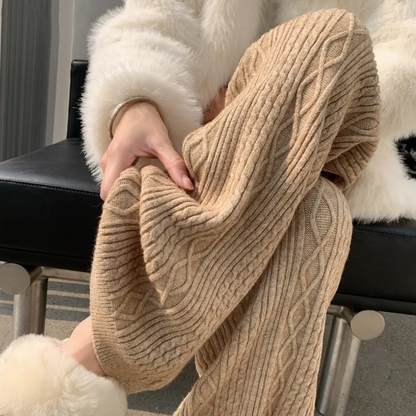 Atasha™ - PANTALONS DE SURVÊTEMENT EN CACHEMIRE Chêne brun