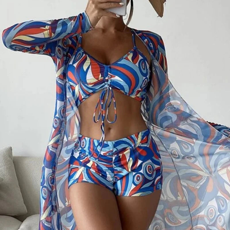 Levoire | Ensemble De Maillot De Bain 2 Pièces Avec Ensemble Kimono 5