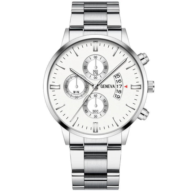 Levoire | Montre Luxe Homme Blanc Argent