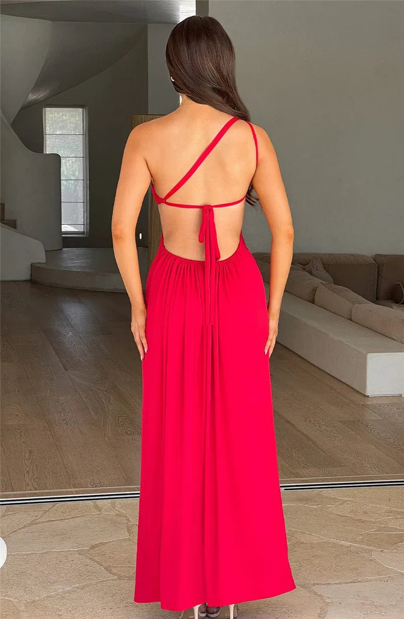Levoire | Robes Longues À Une Épaule Avec Découpe Sur Le Côté