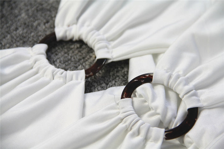 Levoire | Robe Mini À Taille Tube Creux Ruchée