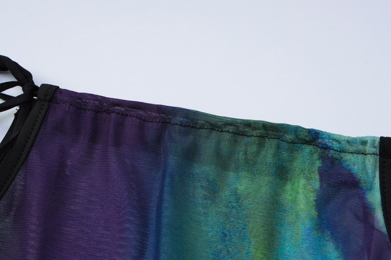 Levoire | Haut Cropped Tube & Jupes Longues Transparentes