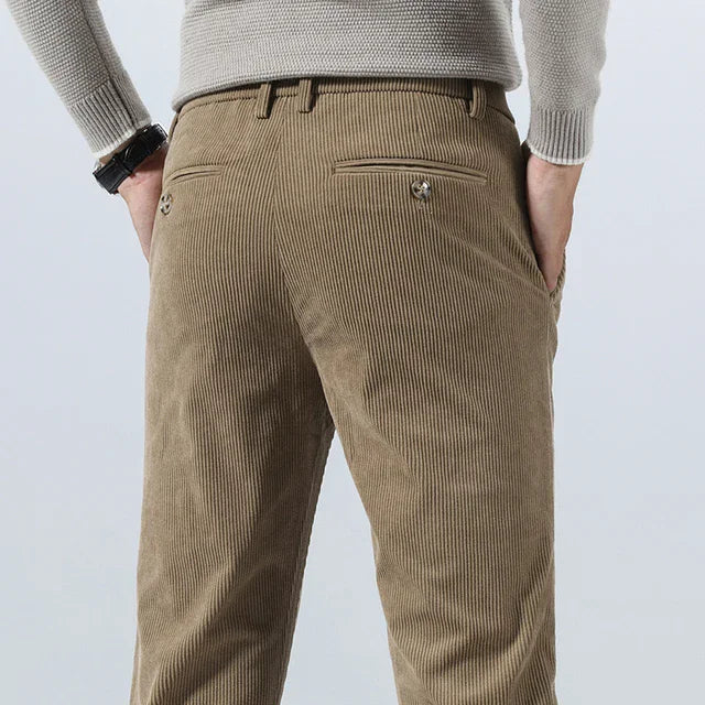 Levoire | Pantalon En Velours Côtelé Élégant Pour Hommes