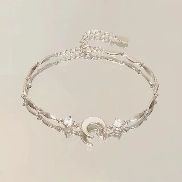 Levoire | Bracelet Élégant En Perles Avec Nœud En Cristal 5