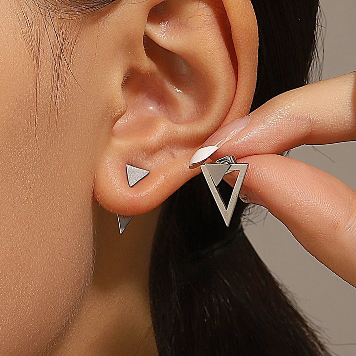 Levoire | Boucles Géométriques Acier Inoxydable 2053