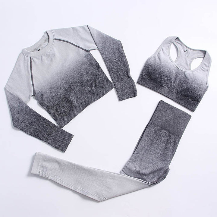 Levoire | Ensemble De Trois Pièces De Survêtement Pour Utilisation Active Gris clair