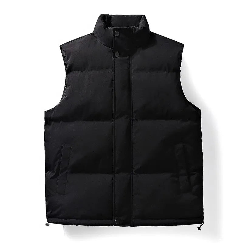 Levoire | Veste Sans Manches Chaude Puffertjakke Pull Avec Poches Noir