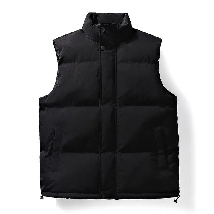 Levoire | Veste Sans Manches Chaude Puffertjakke Pull Avec Poches Noir