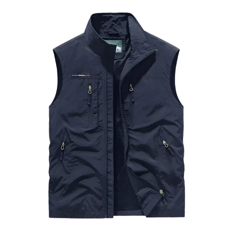 Levoire | Monilaukkupolyesterjakke Pour Hommes Bleu foncé