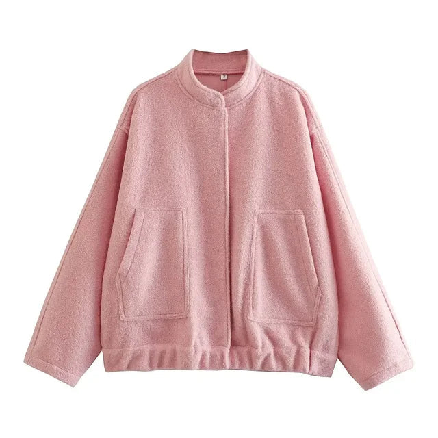 Levoire | Surdimensionné, Tricoté En Gros Rose clair
