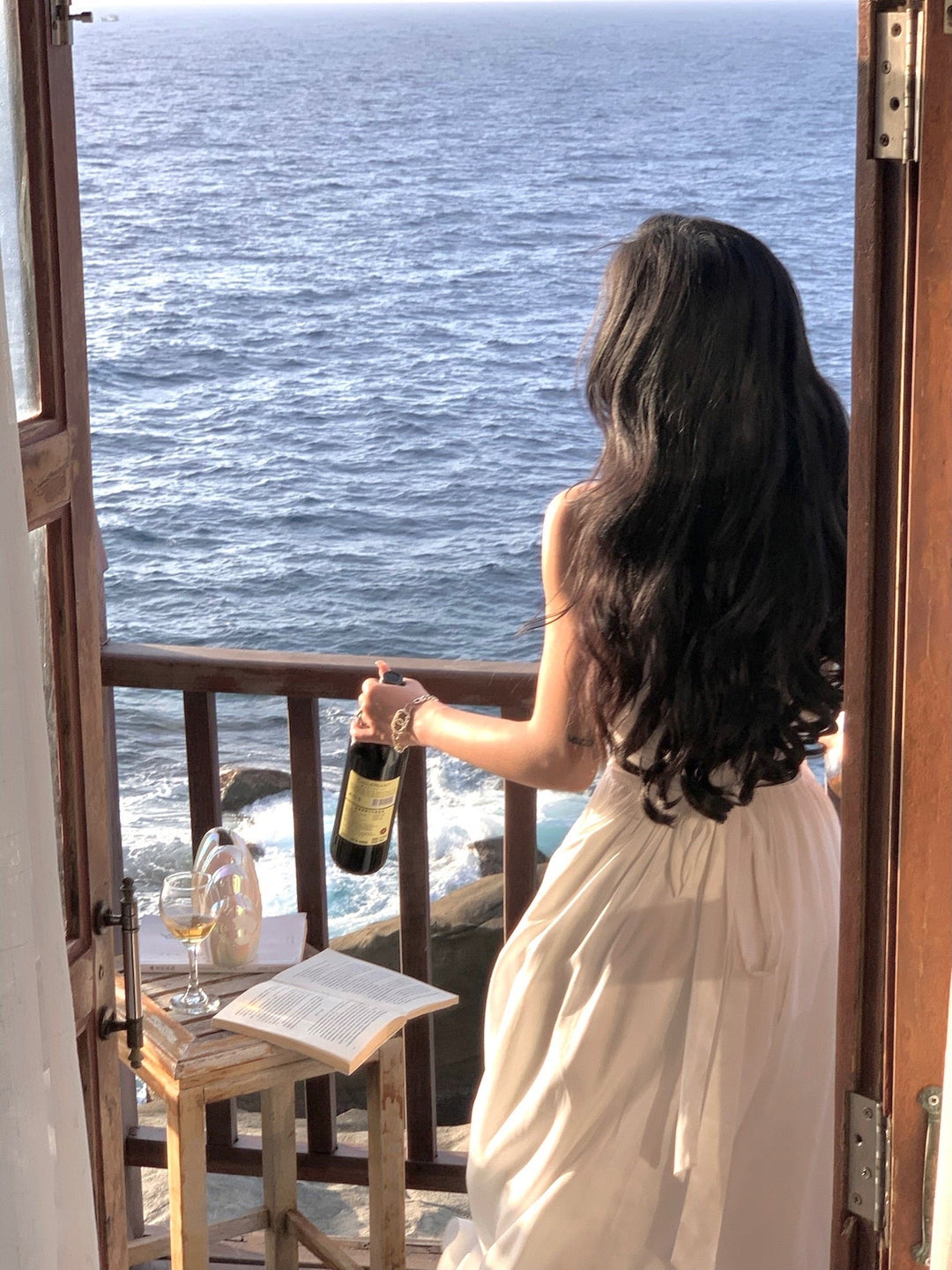 Levoire | Robe Midi En Chiffon Décolletée