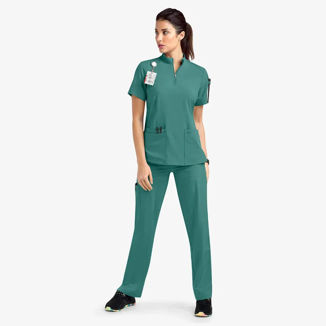 Levoire | Uniforme Médicale Pour Femmes À Coupe Ajustée Vert