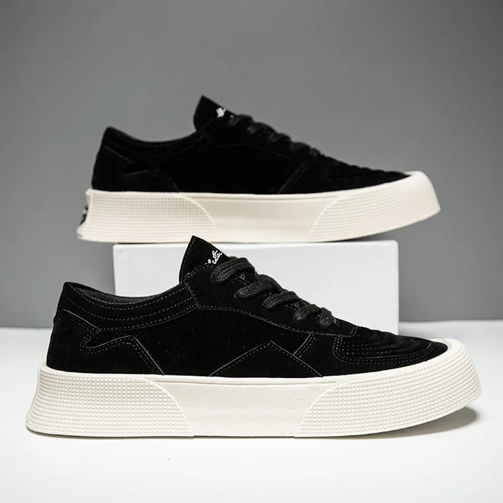 Levoire | Bottines Confortables Avec Semelle Basse Et Grip Antidérapant Noir