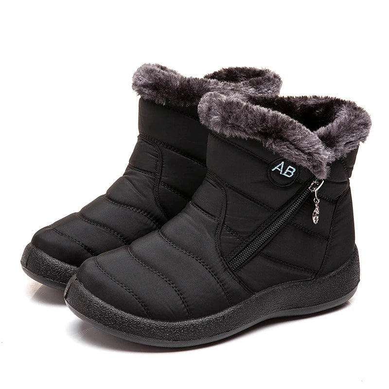 Levoire | Bottes D'Hiver Pour Femme Avec Zip Noir